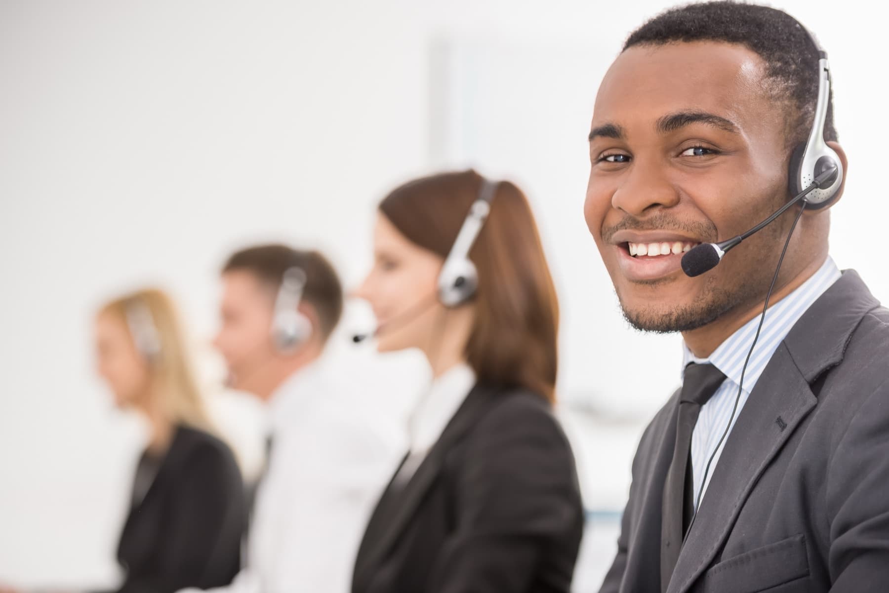 Customer assistance professionals ready to help